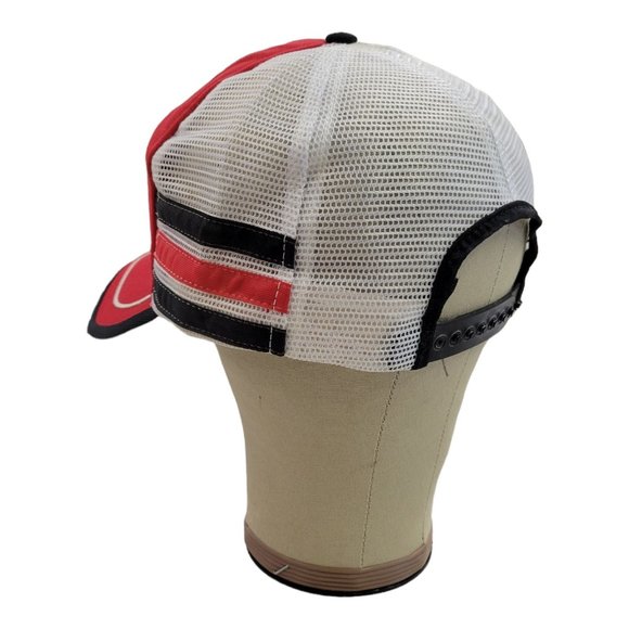 Vintage Motorcraft Quality Parts 3 Stripe Trucker Hat Mesh Snapback Cap USA READ - Picture 11 of 13